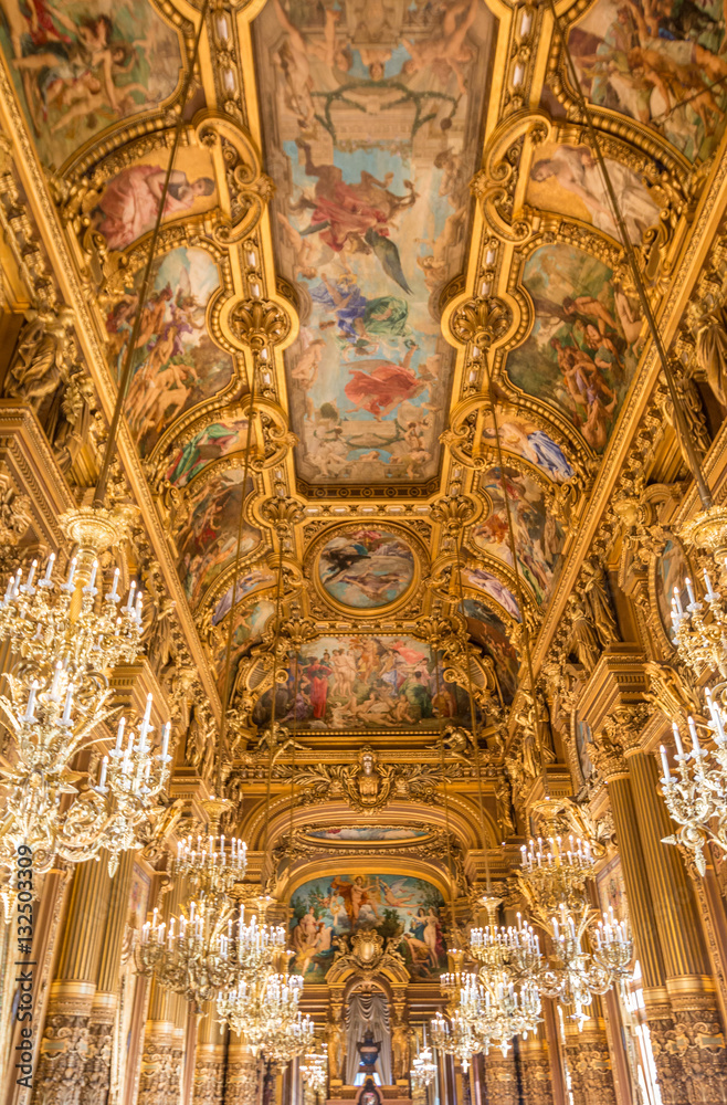 Nice ceiling inside Paris Opera