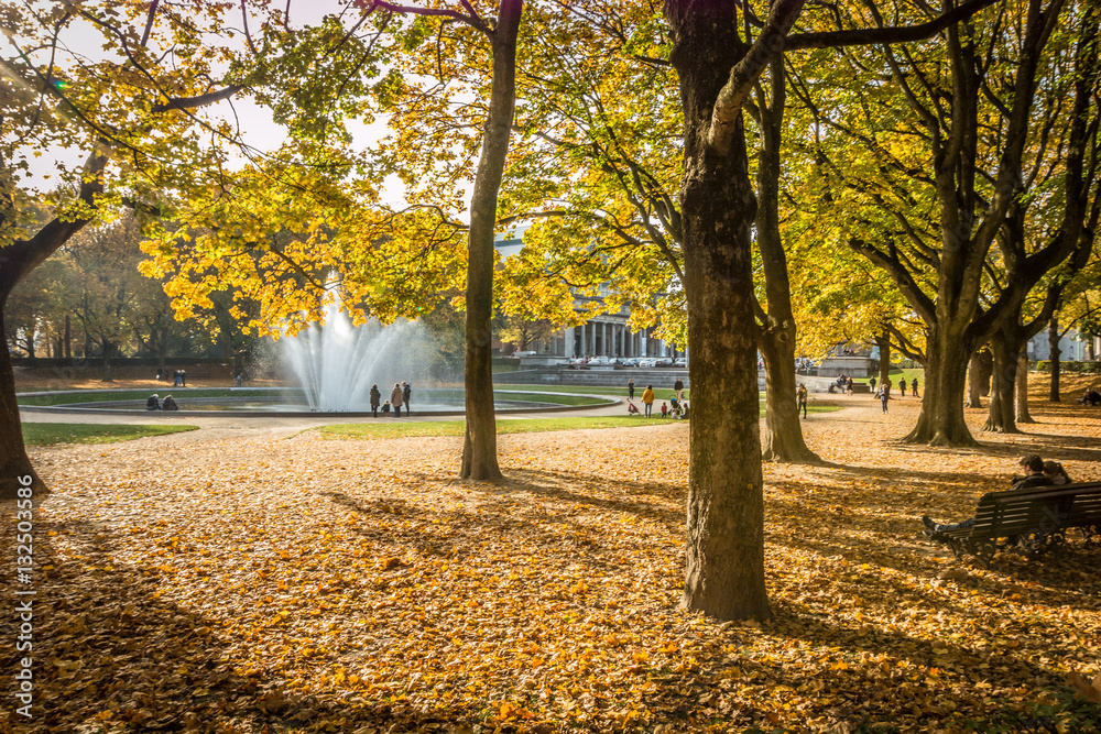 Fototapeta premium Autumn in Brussels