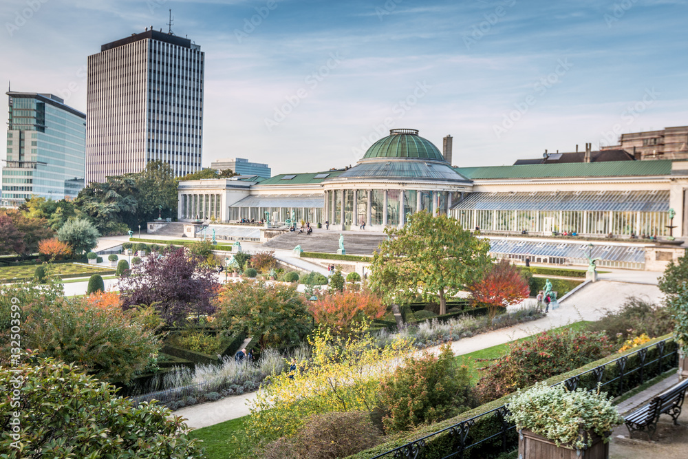 Botanic garden in Brussels Belgium