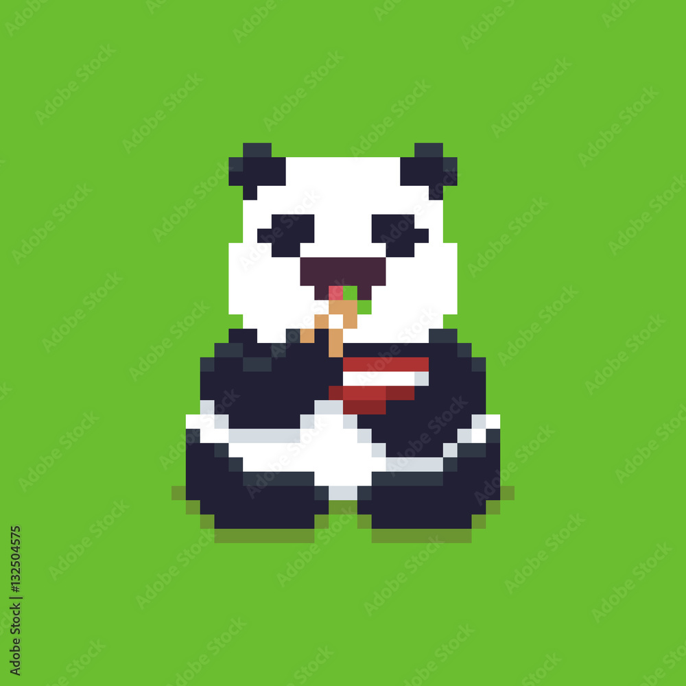 Pixel Art Panda