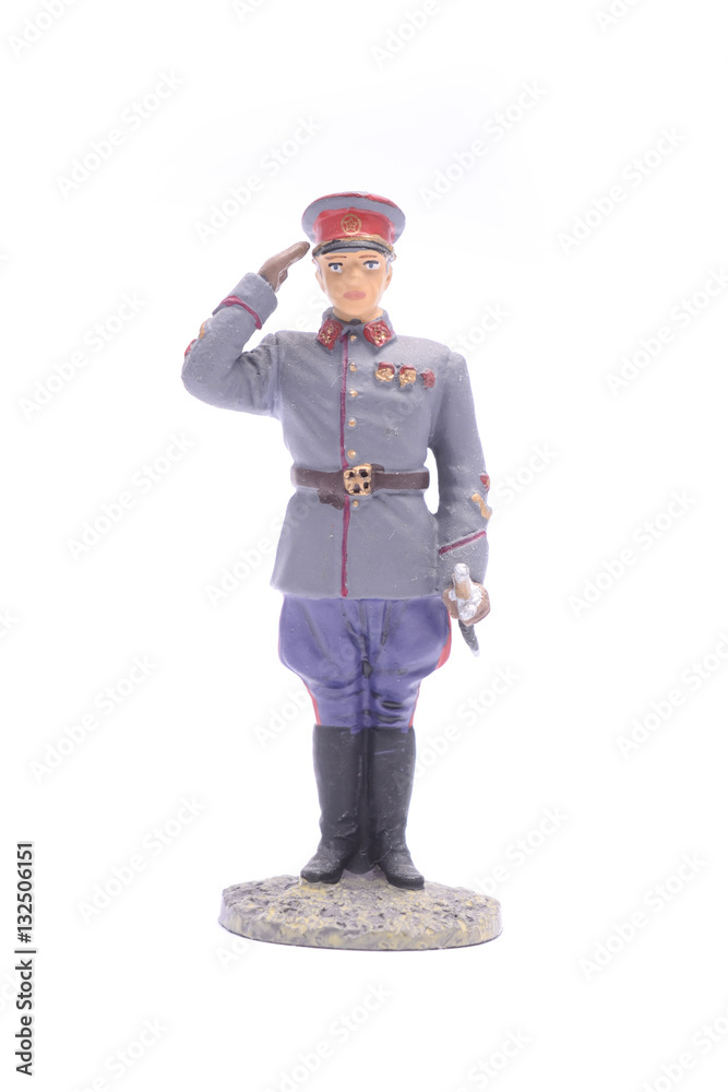 Tin Soldier Marshal of the Soviet Union isolated on white Tin Soldier Marshal of the Soviet Union isolated on white