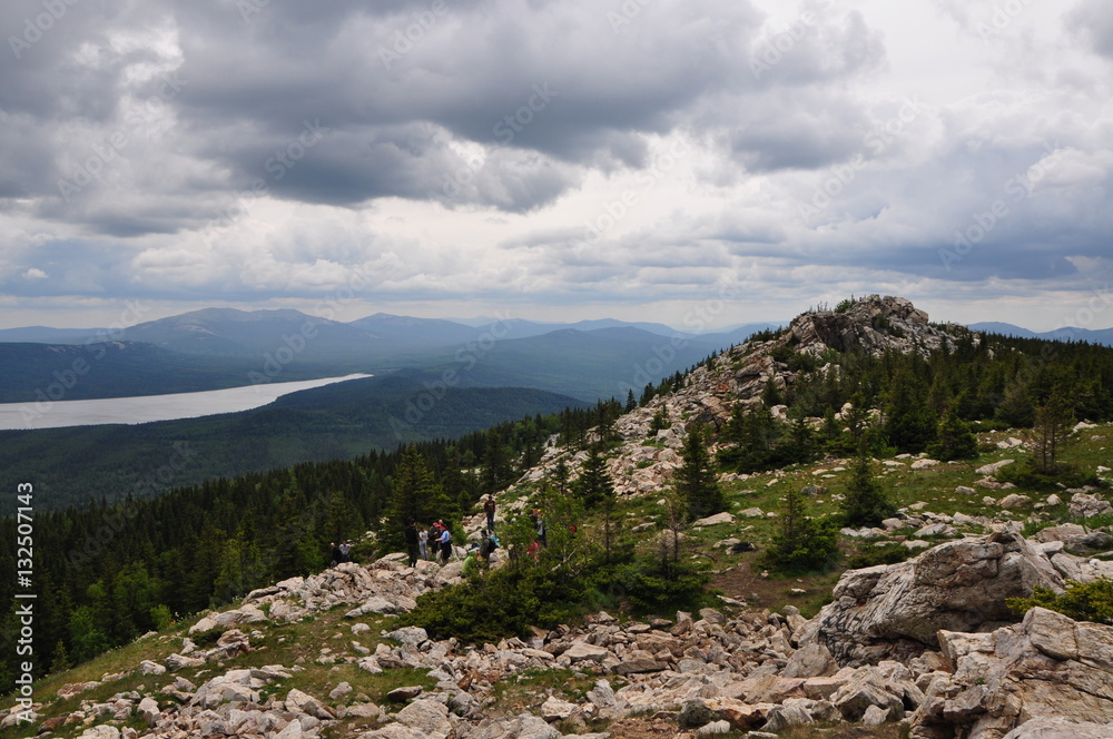Fototapeta premium the serenity of the mountains