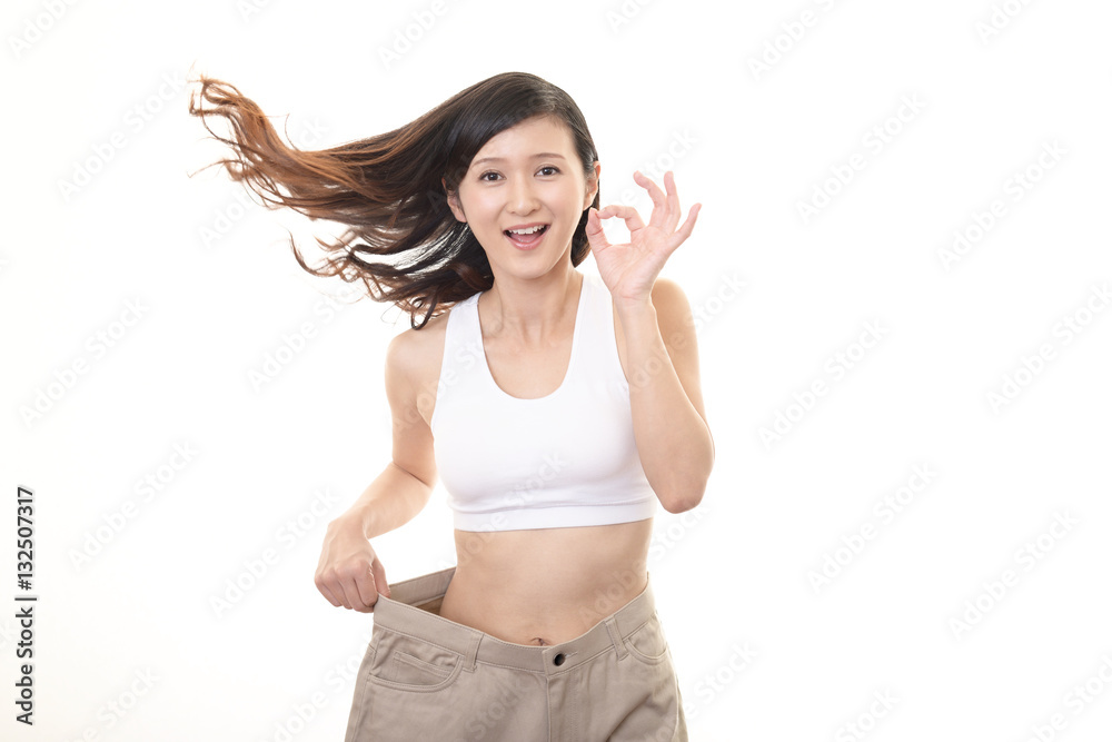 ダイエットに成功した女性
