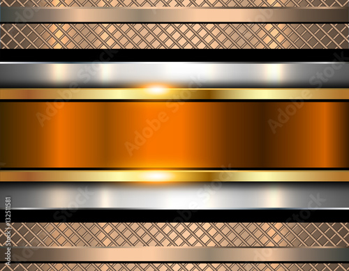 Background metallic, shiny metal texture