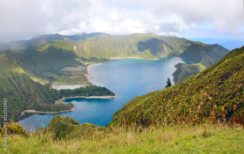 Azores island, Sao Miguel, Lagoa do Fodo