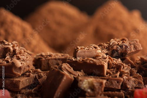 Mountain of chocolate
