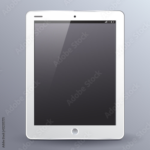 Electronic Device Template   Tablet   Vector Illustration