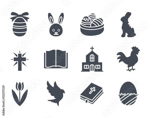 Easter icon Silhouette