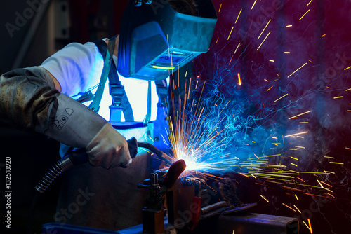 welder in factory