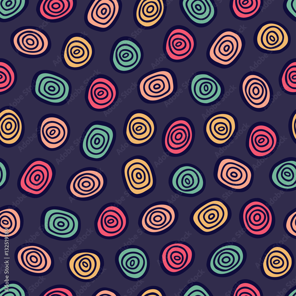 Abstract doodle seamless pattern. Simple retro background. Vector illustration. Abstract doodle seamless pattern. Simple retro background. Vector illustration.
