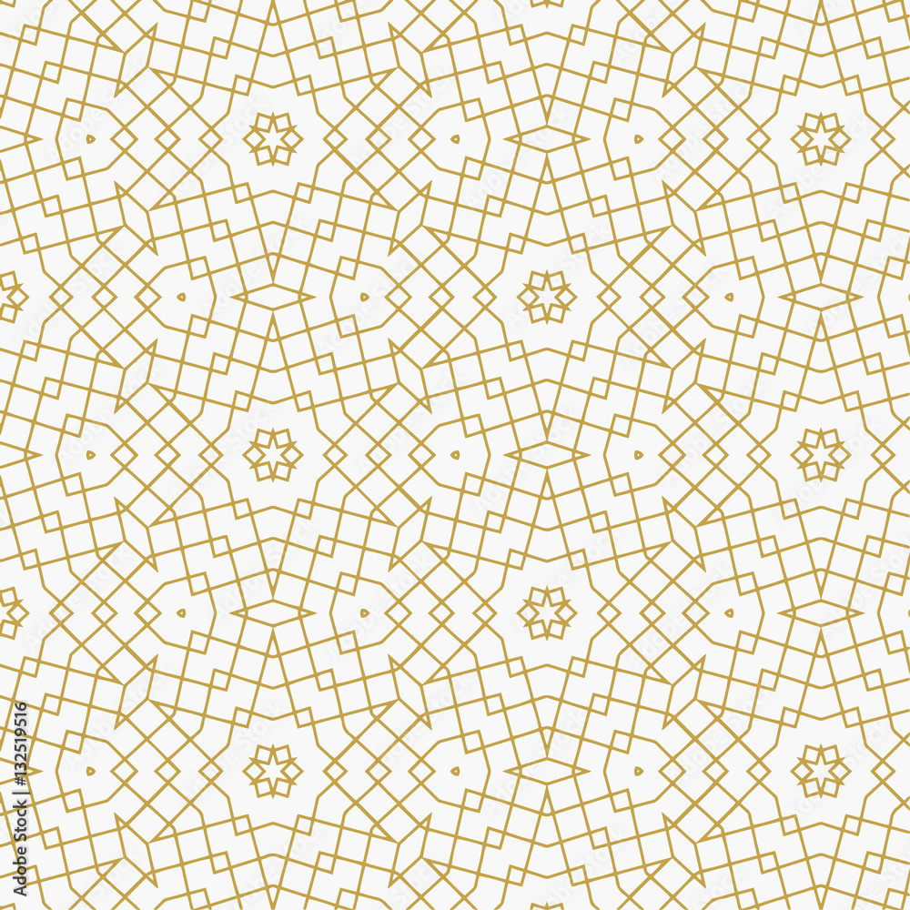 abstract geometric gold pattern made with lines