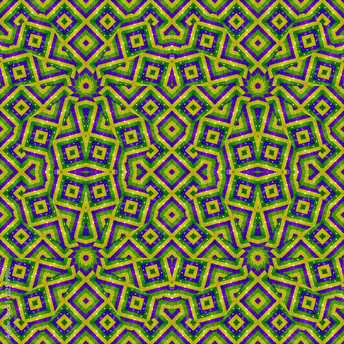 Geometric Colorful Ethnic Seamless Pattern