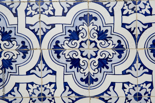 Ornamental old typical tiles from Portugal.