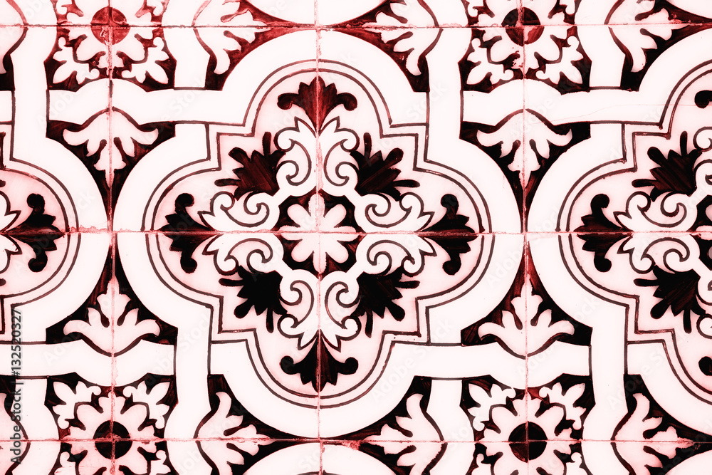 Ornamental old typical tiles from Portugal. Ornamental old typical tiles from Portugal.