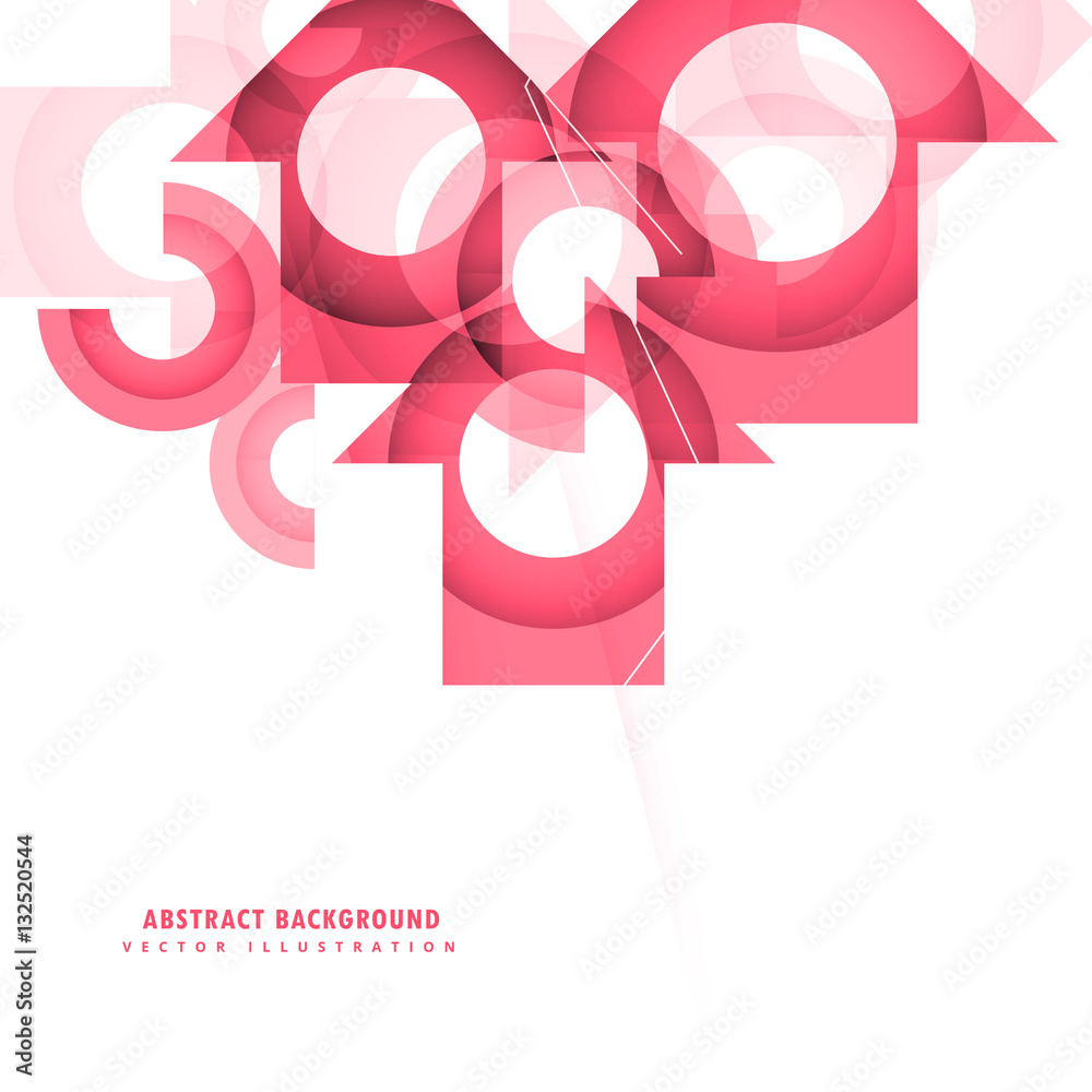 Obraz premium abstract red arrows background