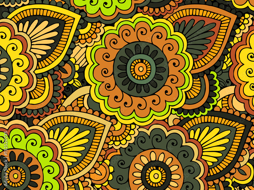 Abstract floral pattern.Vector