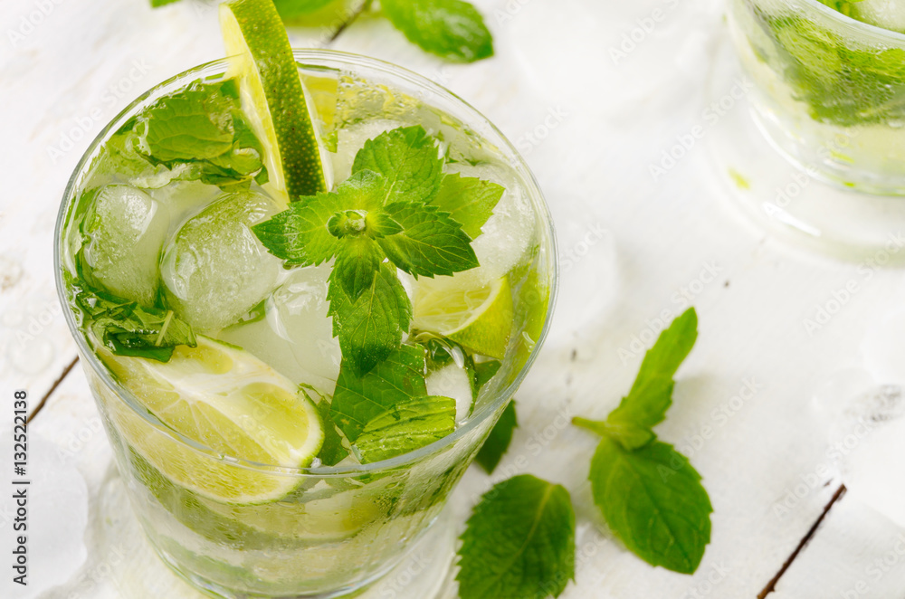 Mojito with lime