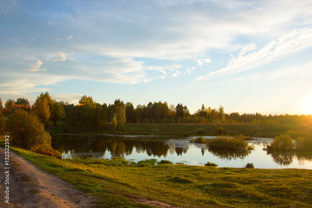 autumn beautiful panoramic rural landscape autumn beautiful panoramic rural landscape