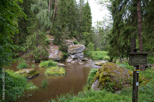 Waldnaab river and valley, Germany, Europe