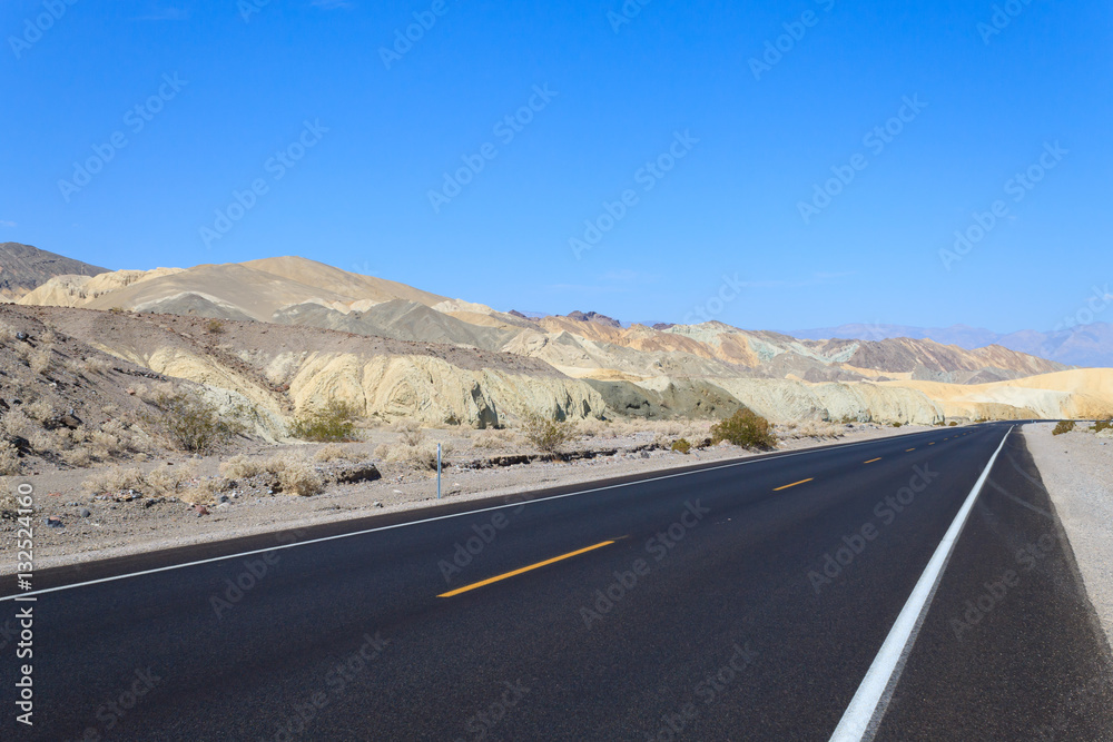 Perspective road, Death Valley, USA