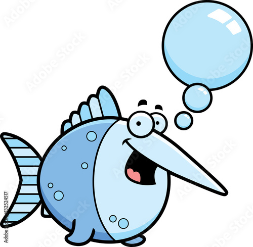 Talking Cartoon Swordfish