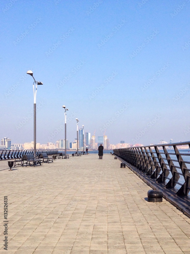 Pier at Caspian Sea
