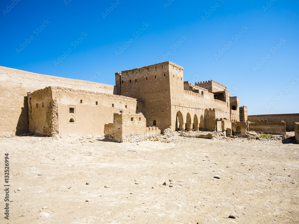 Arabien, Sultanat Oman, Oman, das verlassene Lehmdirf Jalan Bani Buali