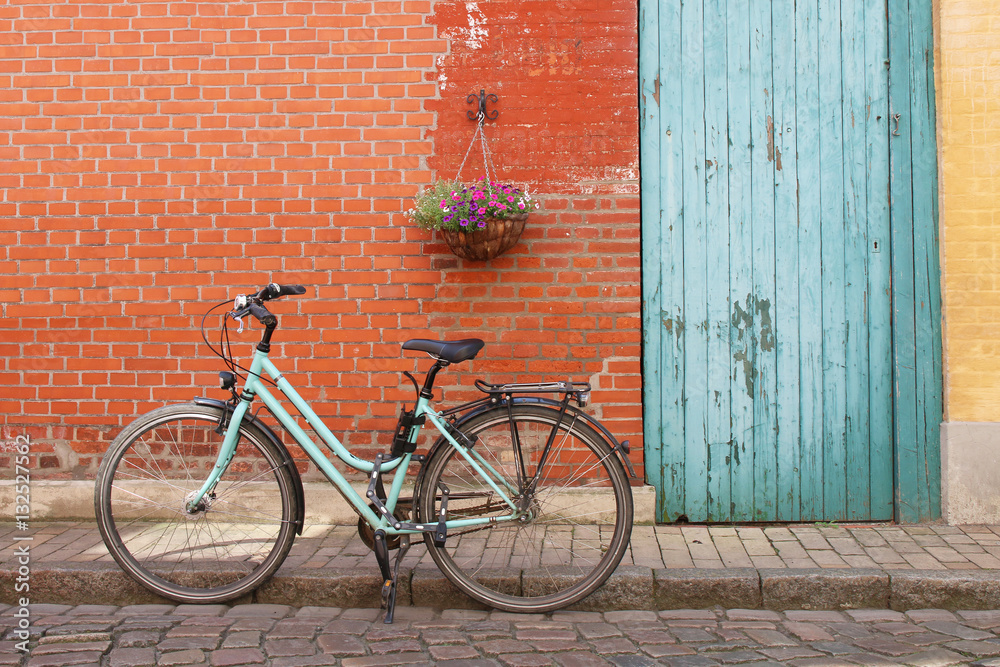 Fahrrad - 002 - tuerkis