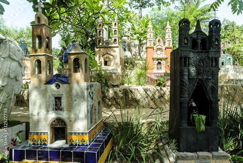 headstone  of traditional graves of the Mexican culture in Quintana Roo, Mexico