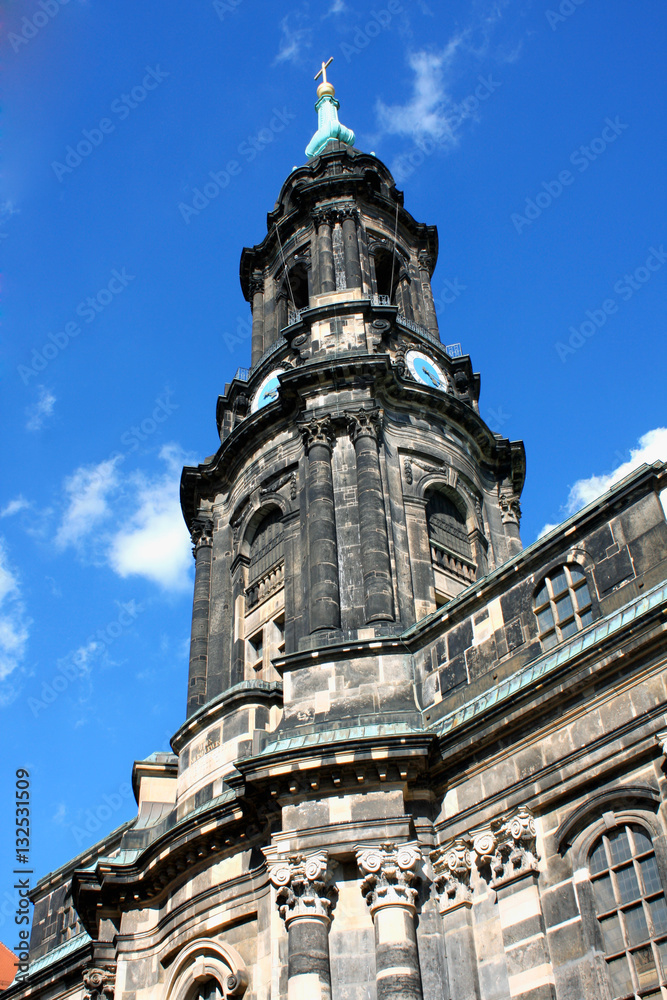 Kreuzkirche meaning Church of the Holy Cross in Dresden Germany