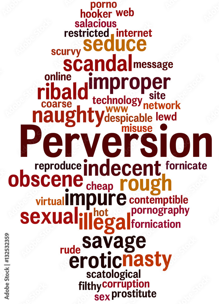 Perversion, word cloud concept 5