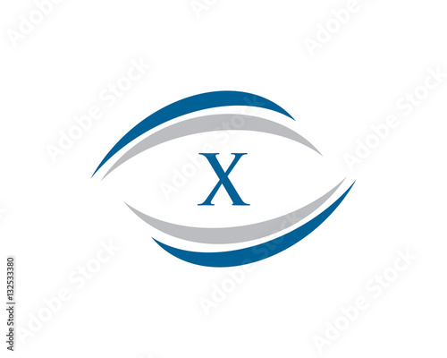 Free Download X Letter Swoosh Logo - GFXLoad