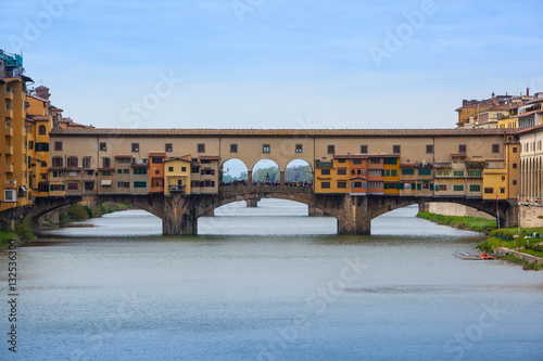 Ponte Vecchio di Firenze sul Fiume Arno