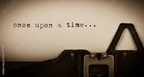 once upon a time...
geschrieben auf alter Schreibmaschine photo