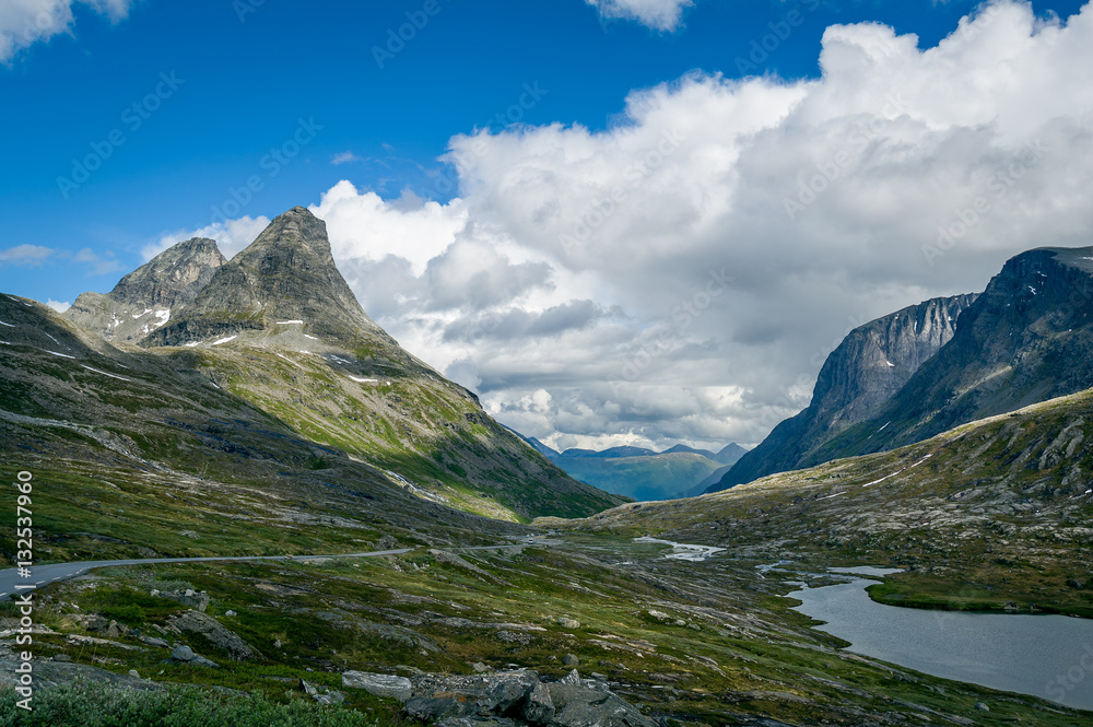 Road to Trollstigen canyon.