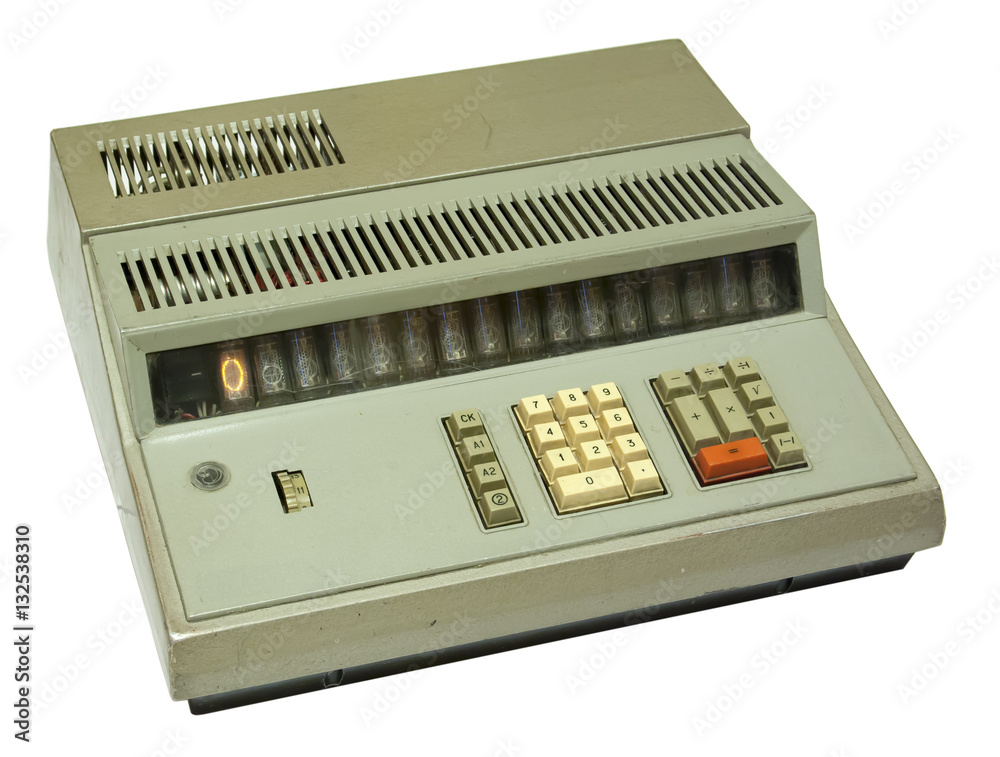 old vintage calculator