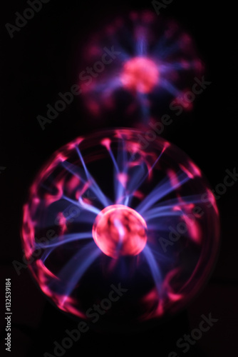 Abstract photo of electric waves.