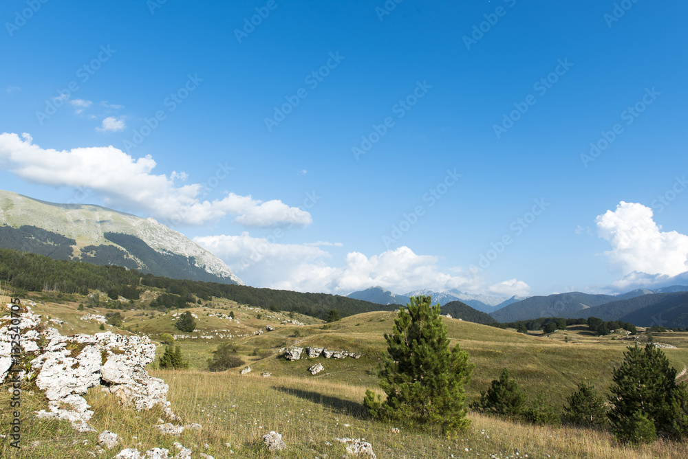 Blue sky and clouds, National Park of Abruzzo