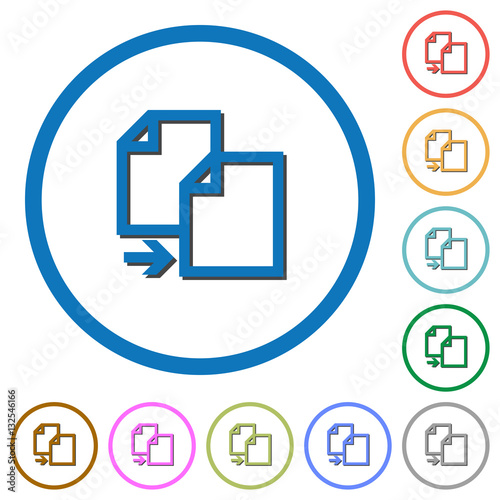 Copy item icons with shadows and outlines