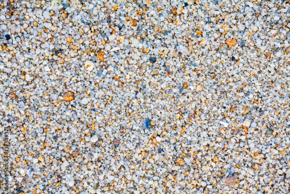 Close up view of hard sand texture for blur background