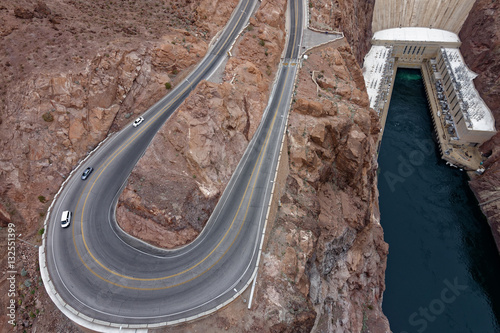 Serpentine Road to Hoover Dam