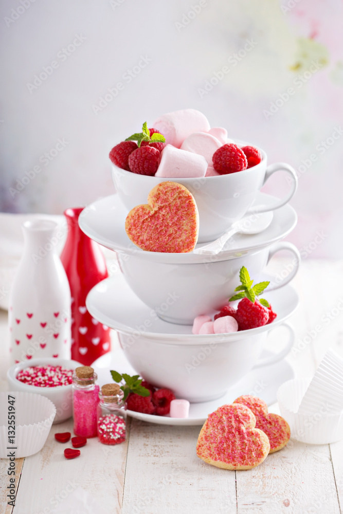 Valentines day sweets concept Valentines day sweets concept
