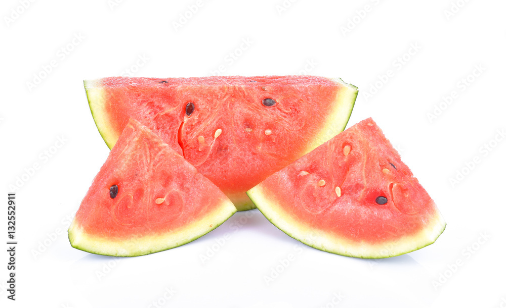 Watermelon on a white background