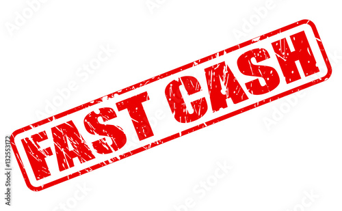 FAST CASH red stamp text
