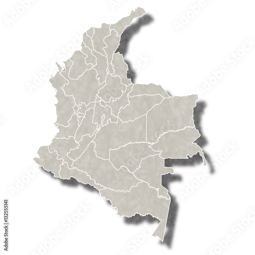 コロンビア 地図 都市 アイコン 