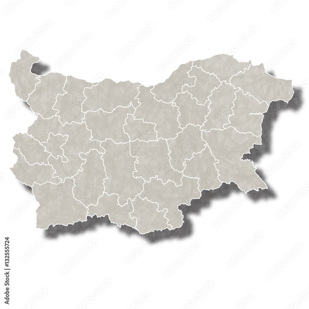 Obraz premium ブルガリア 地図 都市 アイコン 