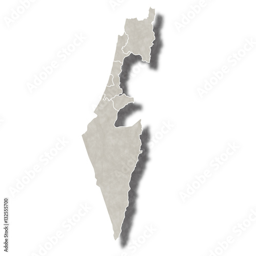 イスラエル　地図　都市　アイコン 