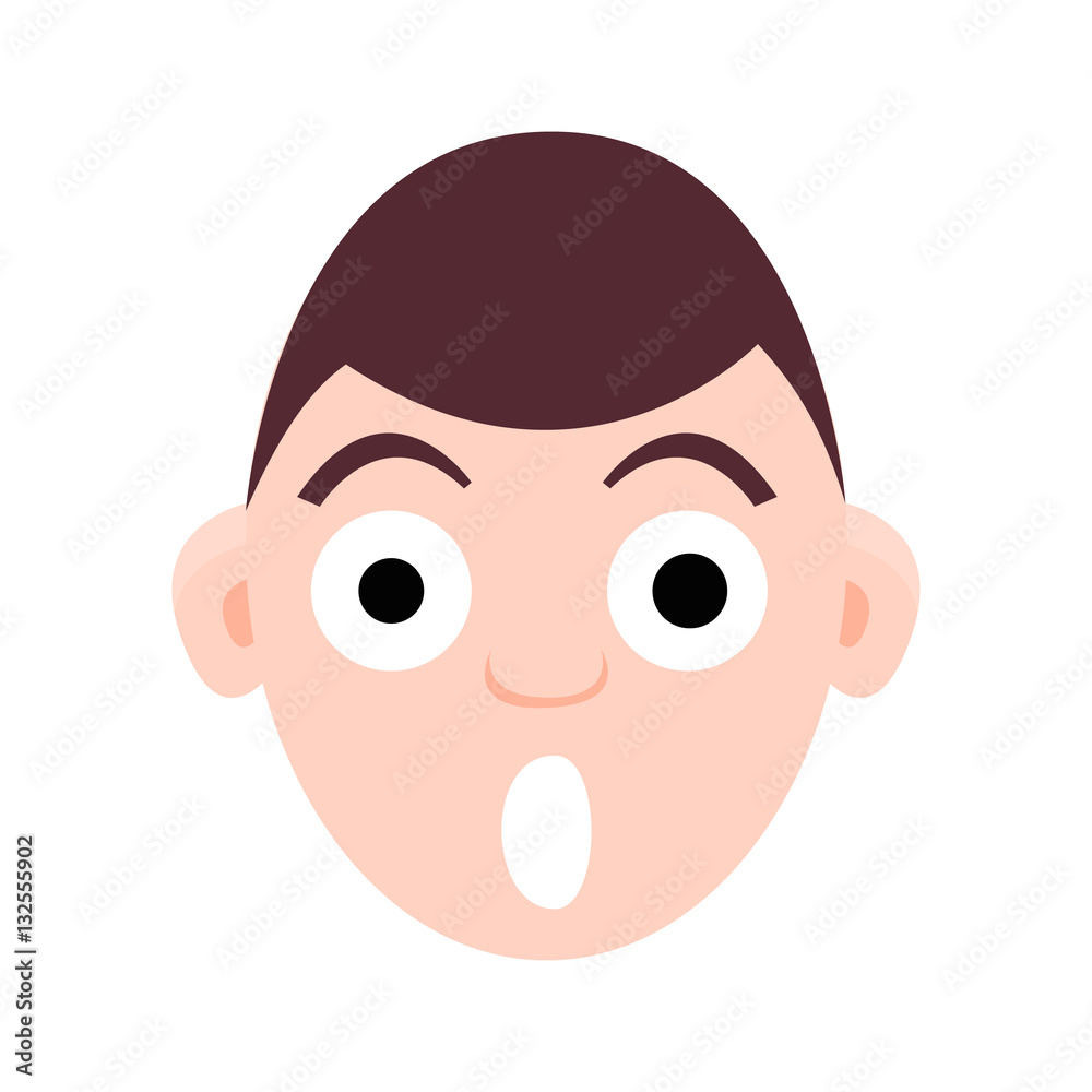 Cute child emotion, faces, kid icon avatar Cute child emotion, faces, kid icon avatar