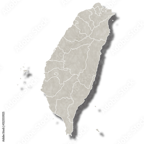 台湾　地図　都市　アイコン 