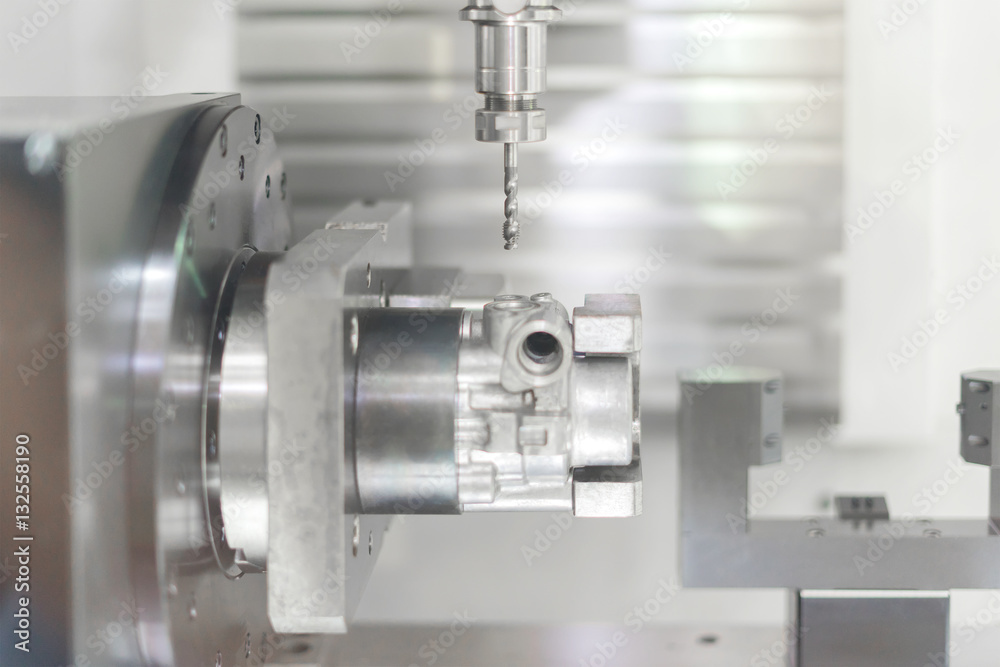 High precision CNC machining center 5 axis working, operator mac High precision CNC machining center 5 axis working, operator mac